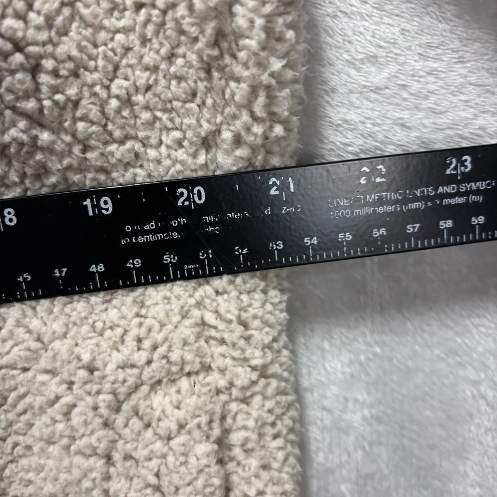 Columbia Texas Longhorns Sherpa Jacket Women's Cream Orange Full Zip XL Fleece - Picture 5 of 6